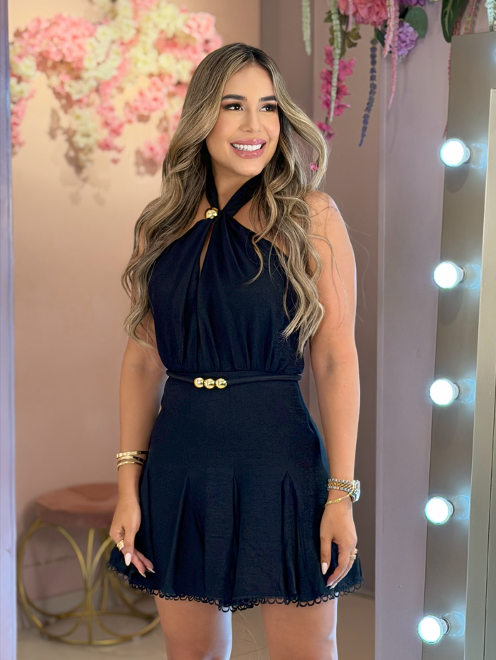 Vestido Halter Bianca